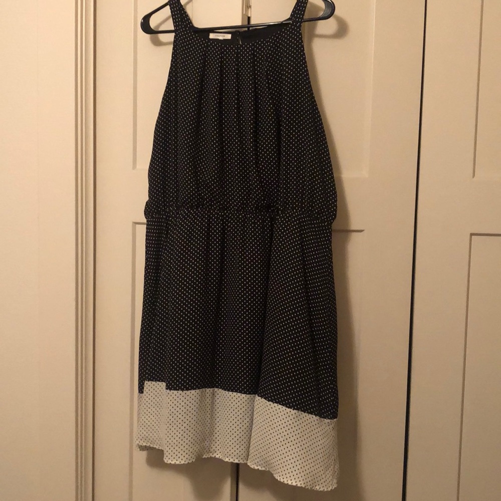 Polka-dot Dress with Keyhole Back